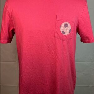 Vineyard Vines Small Soccer Pink T-Shirt